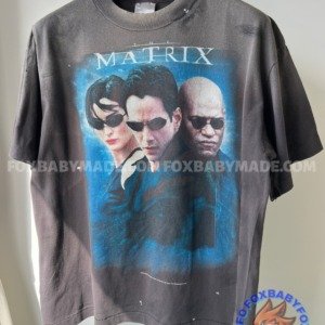 Saint MX6 Matrix Portrait Vintage Washed Crew Neck Tee